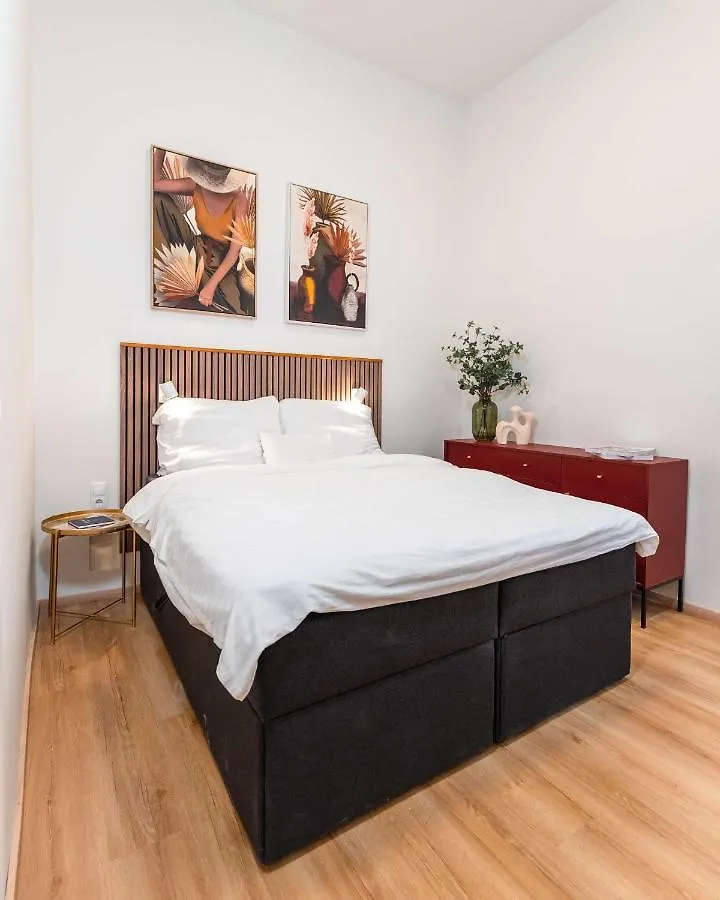 Modern Apartment French Balkony Budapest Hungary