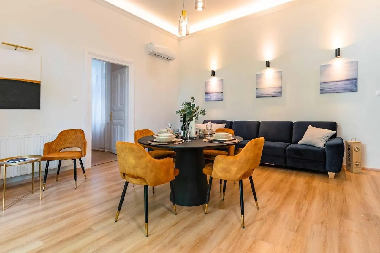 Modern Apartment French Balkony Budapest Hungary